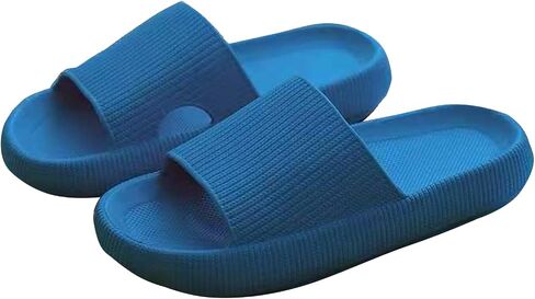 THOBY Cloud Slippers for Women and Men,Support and Cushioned Thick Sole Pillow Slippers Ultra Soft EVA Anti-slip shock absorption Flat Shower Sandals in Saudi Arabia