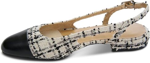 VANELi Womens Tisha Slingback Flats Casual - Beige, Black in Saudi Arabia
