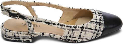 VANELi Womens Tisha Slingback Flats Casual - Beige, Black in Saudi Arabia