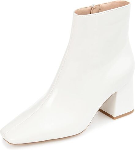 Journee Collection Womens Haylinn Bootie with Square Toe and Block Heel in Saudi Arabia