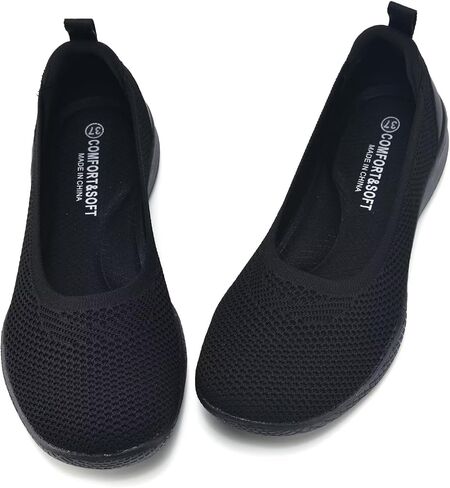 Wryweir Women's Comfortable Loafers Slip-on Casual Flats Breathable Mesh Walking Shoes in Saudi Arabia
