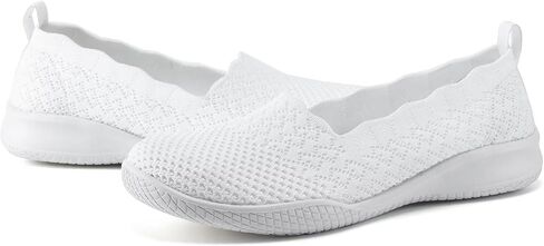 Wryweir Women's Comfortable Loafers Slip-on Casual Flats Breathable Mesh Walking Shoes in Saudi Arabia
