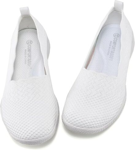 Wryweir Women's Comfortable Loafers Slip-on Casual Flats Breathable Mesh Walking Shoes in Saudi Arabia