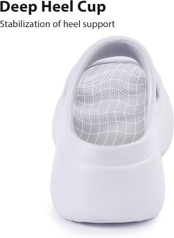 JACKSHIBO Platform Sandals for Women Arch Support Cloud Slides Recovery Thick Sole Pillow Slippers Slip on Summer Beach Shoe in Saudi Arabia
