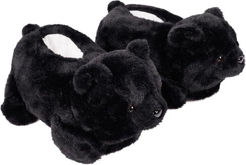 Cute Bear Slipper, Plush Animal Bear House Slippers Warm Fuzzy Teddy Bears Shoes Fluffy Winter Home Slides for Women Men in Saudi Arabia