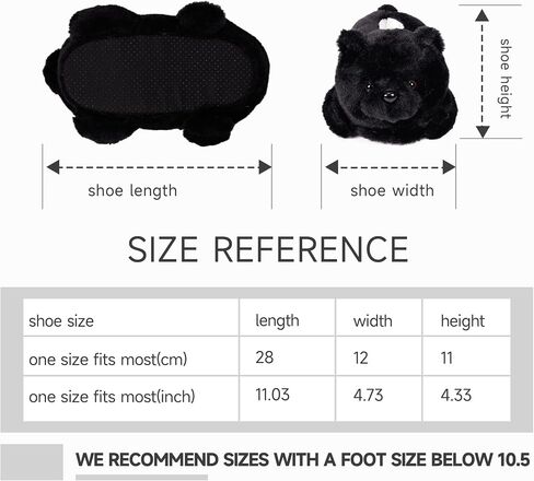 Cute Bear Slipper, Plush Animal Bear House Slippers Warm Fuzzy Teddy Bears Shoes Fluffy Winter Home Slides for Women Men in Saudi Arabia