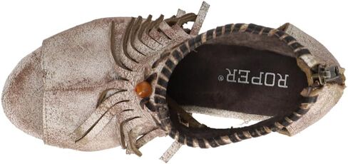 ROPER Womens Bettina Fringe Shootie Pumps Dress Sandals High Heel 3" & Up - Brown in Saudi Arabia