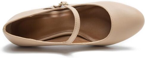 MAIERNISI JESSI Unisex Men's Women's Mary Jane Pumps Round Toe Kitten Heel Hollow Out Shoes in Kuwait