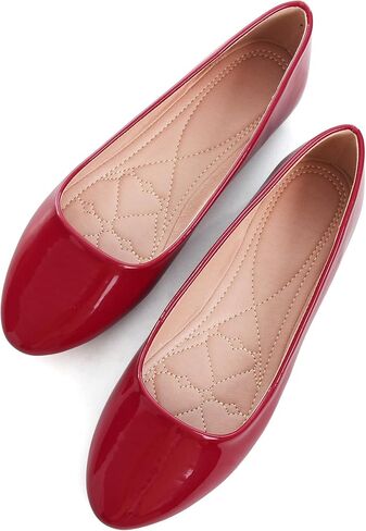 Dear Time Women's Casual Foldable Ballet Flats Square Toe Ballerina Flats Shoes Comfortable in Saudi Arabia