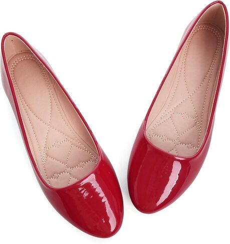 Dear Time Women's Casual Foldable Ballet Flats Square Toe Ballerina Flats Shoes Comfortable in Saudi Arabia