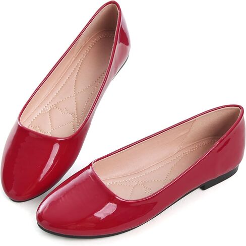 Dear Time Women's Casual Foldable Ballet Flats Square Toe Ballerina Flats Shoes Comfortable in Saudi Arabia