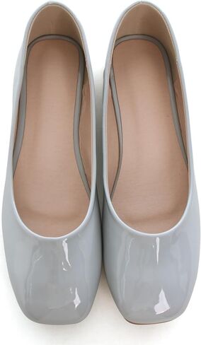 Dear Time Women's Casual Foldable Ballet Flats Square Toe Ballerina Flats Shoes Comfortable in Saudi Arabia