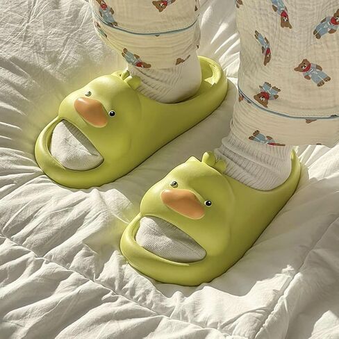 Cartoon Duck Slippers Slides for Women Men Cute Cloud Slides Slipper Unisex Animals Beach Slippers Lightweight Summer Shoes in Saudi Arabia
