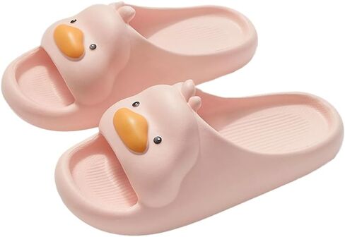 Cartoon Duck Slippers Slides for Women Men Cute Cloud Slides Slipper Unisex Animals Beach Slippers Lightweight Summer Shoes in Saudi Arabia