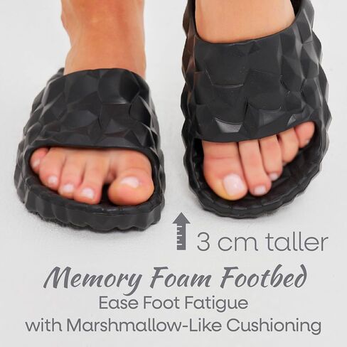 Slides For Women And Men - Slippers For Women Indoor/Outdoor - DIANETS EVA Comfortable Cloud Sandals For Women/Men - Pillow House Slippers Shower Shoes - Non-Slip Beach Slides - Thick Soft Sole in Saudi Arabia