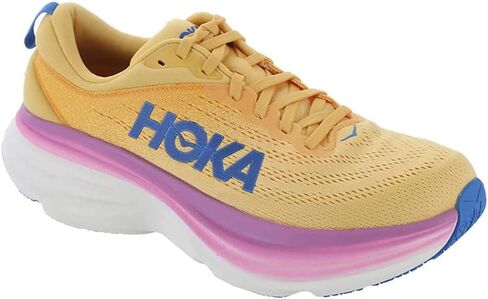 HOKA ONE ONE Women's Bondi 8 Running Shoes, Impala/Cyclamen, 6.5 US in Kuwait