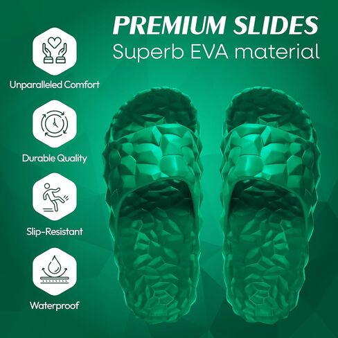 Slides For Women And Men - Slippers For Women Indoor/Outdoor - DIANETS EVA Comfortable Cloud Sandals For Women/Men - Pillow House Slippers Shower Shoes - Non-Slip Beach Slides - Thick Soft Sole in Saudi Arabia