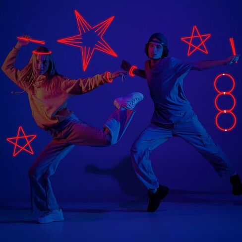 yofobu العصي الخضراء المتوهجة السائبة تضيء سوار القلائد المتوهجة مع موصلات 50ct 8 "glowsticks 4th of July لوازم حفلات النيون لعيد الميلاد عيد القديس باتريك عيد ميلاد الربيع الزفاف كرنفال الهذيان in Kuwait