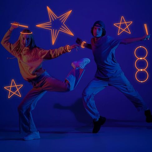 yofobu العصي الخضراء المتوهجة السائبة تضيء سوار القلائد المتوهجة مع موصلات 50ct 8 "glowsticks 4th of July لوازم حفلات النيون لعيد الميلاد عيد القديس باتريك عيد ميلاد الربيع الزفاف كرنفال الهذيان in Kuwait