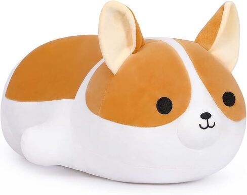 Plush Puppy Dog Stuffed Animal Dog Kids Plush Toy Pillow Hugging Pillow Plush Toy (Brown,50cm/19.6in) in Kuwait