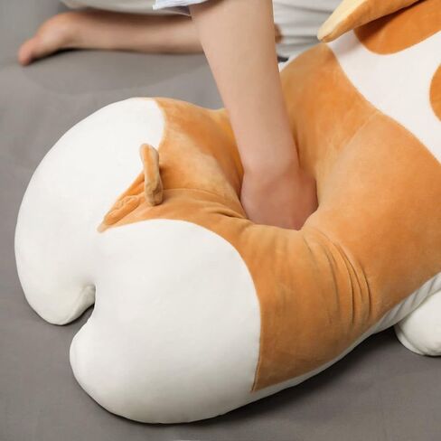 Plush Puppy Dog Stuffed Animal Dog Kids Plush Toy Pillow Hugging Pillow Plush Toy (Brown,50cm/19.6in) in Kuwait