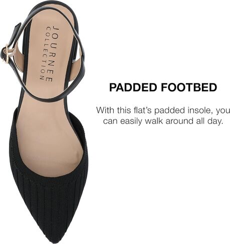 Journee Collection Women's Medium and Wide Width Ansley Flats in Saudi Arabia