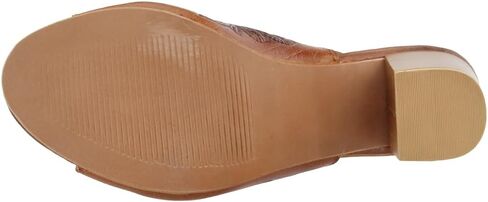 ROPER Womens Mika Floral Embossed Open Toe Shootie Pumps Dress Casual Casual High Heel 3" & Up - Brown in Saudi Arabia