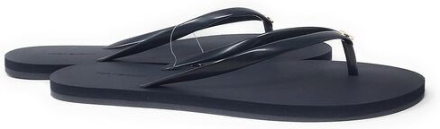 Tory Burch 144628 Chelsea Perfect Navy With Gold Hardware Women's Thin Flip Flop Sandals (Size 10 US) in Saudi Arabia