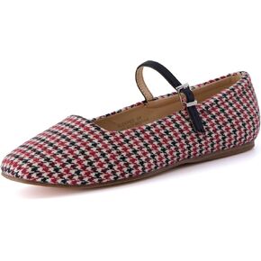 CUSHIONAIRE Women's Sleeper Mary Jane Flat with +Memory Foam and Wide Widths Available