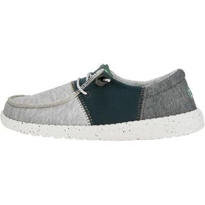 Hey Dude Wendy Tri Varsity Green Size W9 | Women's Shoes | Women's Slip On Loafers | Comfortable & Light-Weight