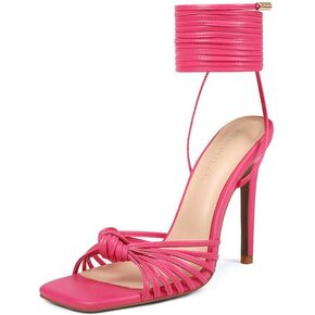 Women's Open Toe Lace up Strappy Heels