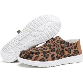 Womens Loafers Women Shoes Casual Slip-On Canvas Shoes Breathable Lightweight Boat Shoes for Women