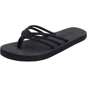 Harssidanzar Women's Flip Flops Lightweight Comfortable Summer Beach Thong Sandals with Arch Support KL221US