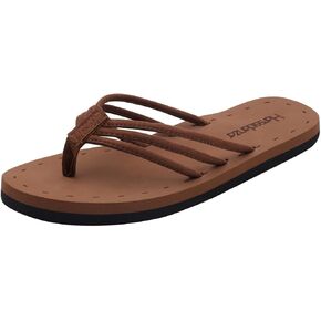 Harssidanzar Women's Flip Flops Lightweight Comfortable Summer Beach Thong Sandals with Arch Support KL221US in Saudi Arabia