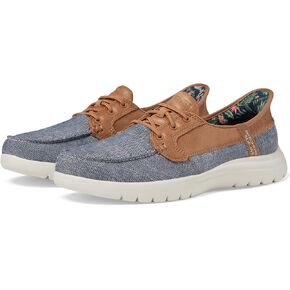 Skechers Women's Hands Free Slip-ins On-The-go Flex-Coastal Sky Boat Shoe