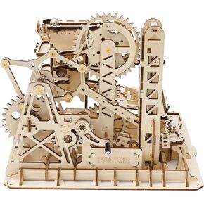 ROKR Marble Run 3D Wooden Puzzles Model Building Kits for Adults - Educational Project Brain Teaser, DIY Crafts for Adults & Kids (Fortress) in Kuwait