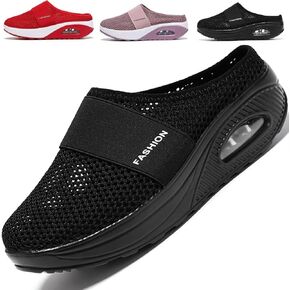 Orthopedic Shoes for Women,Slip-On Walking Shoes,Arch-Support for Women Shoes with Real Air Cushion Reduce Foot Fatigue