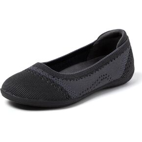 Dearfoams Women's Misty Fashion Casual Slip on - Ballet Flat with Breathability, Comfort, and Arch Support