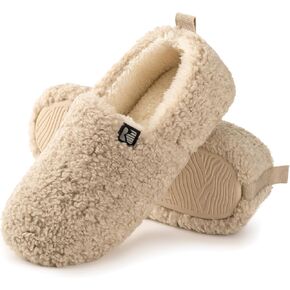 RockDove Women's Puff-Ease Faux Shearling Closed Back Slipper