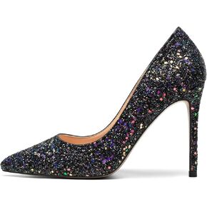 Mettesally Women's High Heels Closed Pointed Toe Pumps Stiletto Heel Party Wedding Basic Shoes