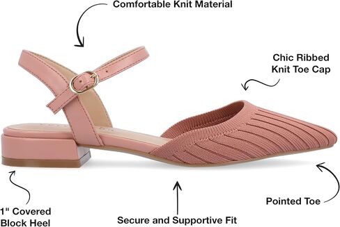 Journee Collection Women's Medium and Wide Width Ansley Flats in Saudi Arabia