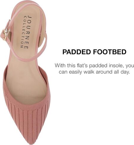 Journee Collection Women's Medium and Wide Width Ansley Flats in Saudi Arabia