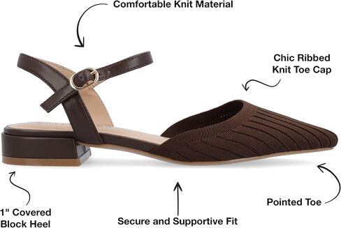 Journee Collection Women's Medium and Wide Width Ansley Flats in Saudi Arabia