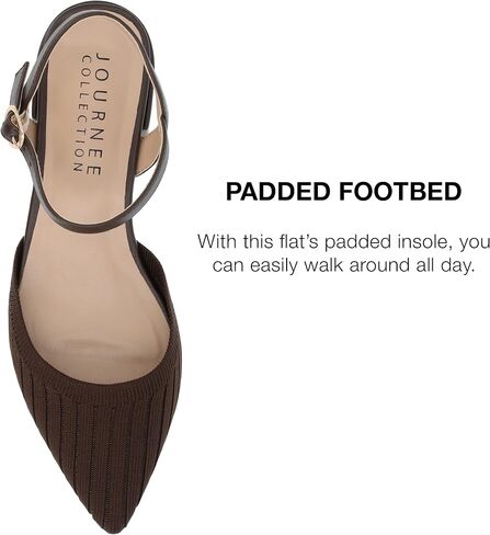 Journee Collection Women's Medium and Wide Width Ansley Flats in Saudi Arabia