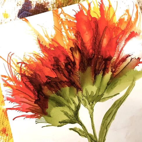 Pixiss Brown Alcohol Ink Set - 5 Shades of Highly Saturated Alcohol Ink for Epoxy Resin Supplies, Yupo Paper, Tumblers, Coasters - Resin Colorant for Epoxy Resin and Resin Art Supplies in Kuwait