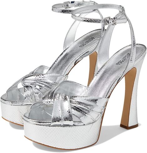 Michael Kors Selena Platform Silver 9 M in Saudi Arabia