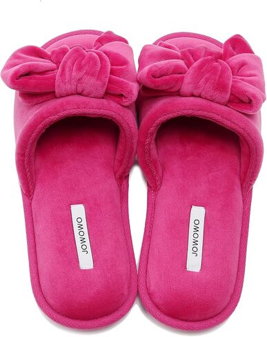 velour Women’s Lovely Bowknot Cloud Sensation lady Open-toe Indoor Slippers in Saudi Arabia
