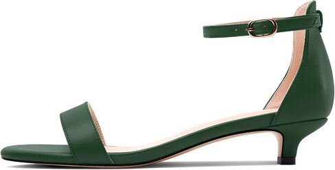 HEUIVZAR Womens Kitten Low Heel Open Toe Ankle Strap Sandals Dress Buckle Office Prom Summer Shoes 1.2 Inches Heels in Saudi Arabia