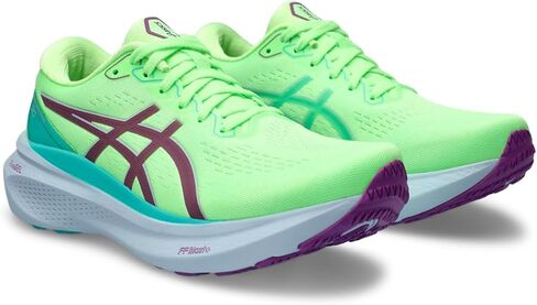 ASICS Women's GEL-KAYANO 30 LITE-SHOW Running Shoe, 10.5, LITE-SHOW/ILLUMINATE GREEN in Saudi Arabia