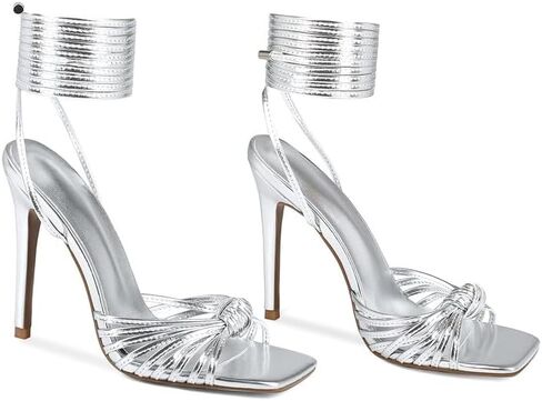 Women's Open Toe Lace up Strappy Heels in Saudi Arabia